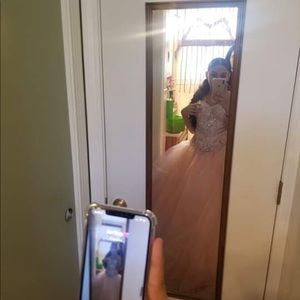 Sweet 15/16 pink dress